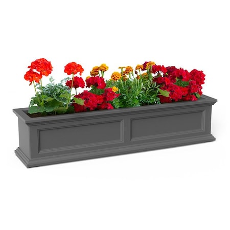 Mayne Fairfield 4ft Window Box, Graphite Grey 5823-GRG